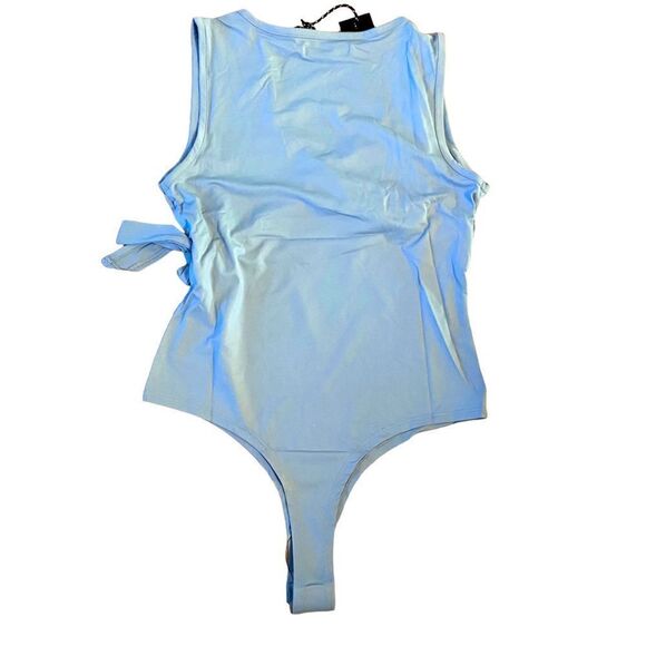 THREADBARE Super Stretch Tie Side Bodysuit Sz US 6 NWT - Picture 8 of 9
